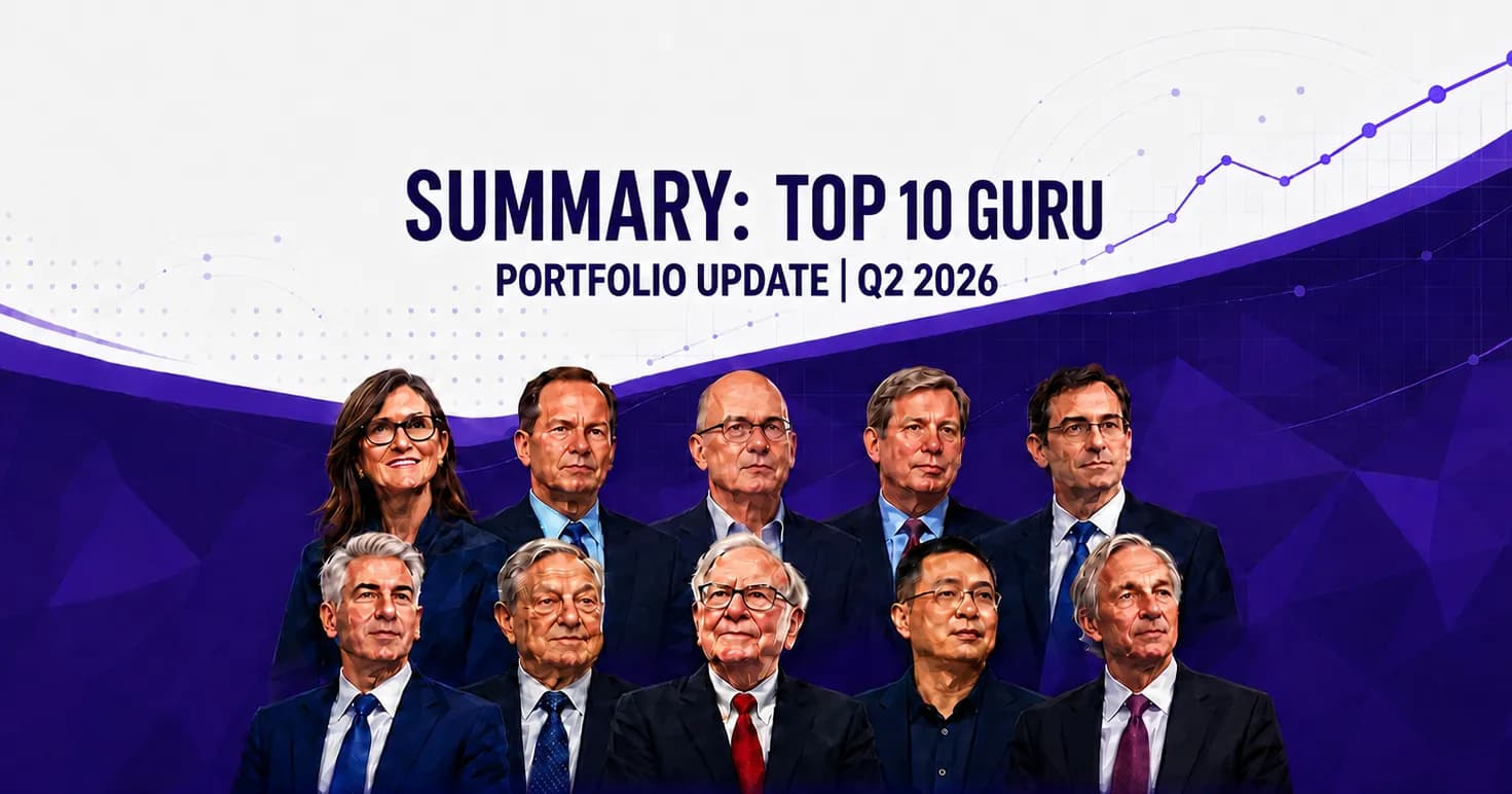 เปิดภาพรวม 10 Guru ระดับโลก ปรับพอร์ต Q2 2026 เงินไหลเข้า Sector ไหน?