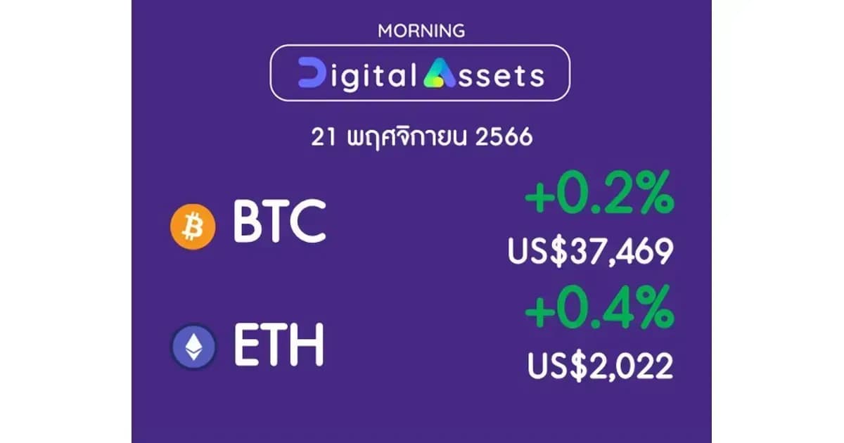 INVX Digital Assets Daily - 21 พ.ย. 2566