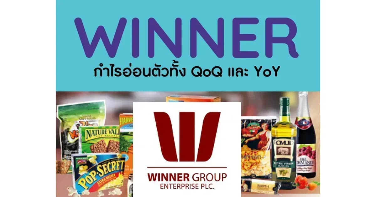 WINNER – 2Q66: กำไรอ่อนตัวทั้ง QoQ และ YoY – NEUTRAL (ราคาเป้าหมาย 2.50 บาท)