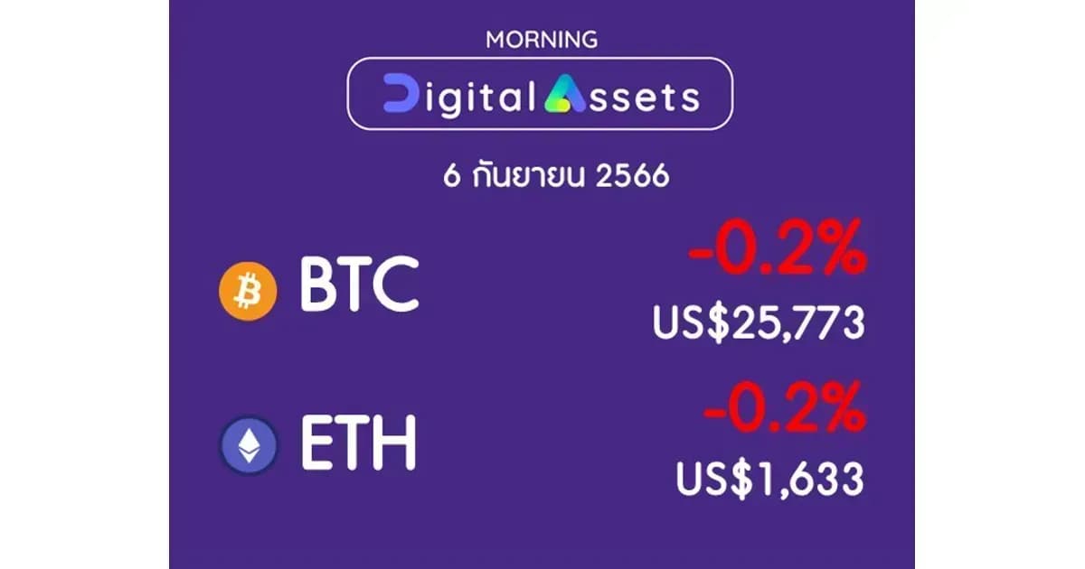 INVX Digital Assets Daily - 6 ก.ย. 2566