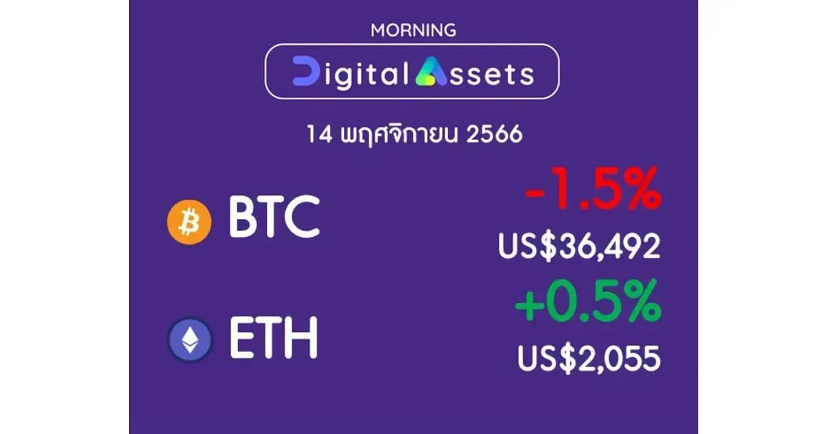 INVX Digital Assets Daily - 14 พ.ย. 2566
