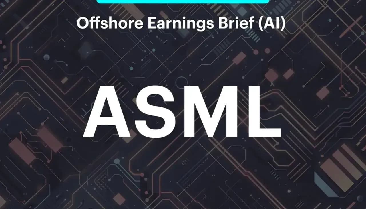 Earnings Brief - ASML Holding