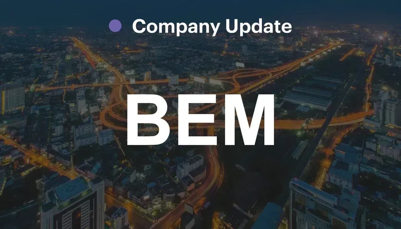 BEM - บนเส้นทางสู่ความสำเร็จ (ราคาเป้าหมาย 9 บาท)