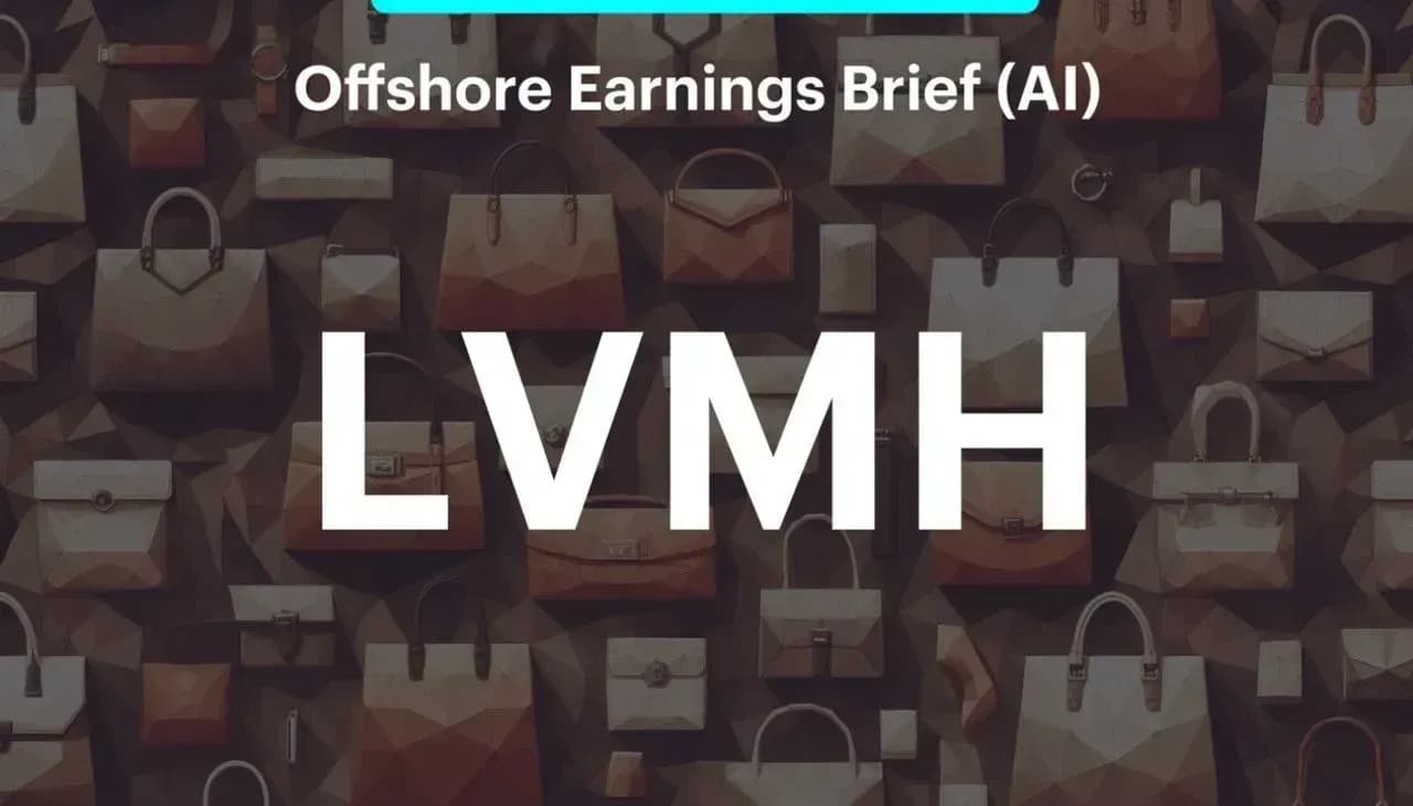 Earnings Brief - LVMH รายงานผลประกอบการ 3Q24 มียอดขายรวมที่ 19.1 พันล้านยูโร ลดลง 3%