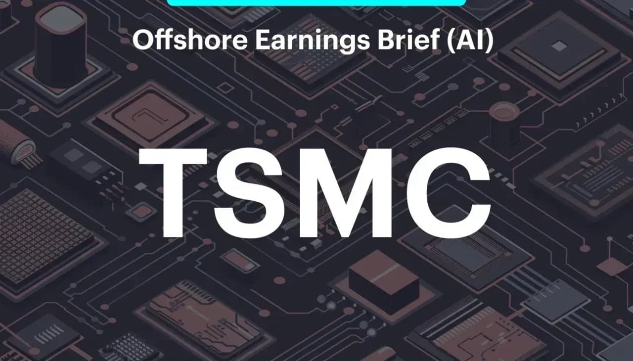Earnings Brief - TSMC ผลประกอบการ 3Q24 ดีกว่าที่คาด และยังให้แนวโน้มการเติบโตในตลาด AI ที่ดีกว่าคาด