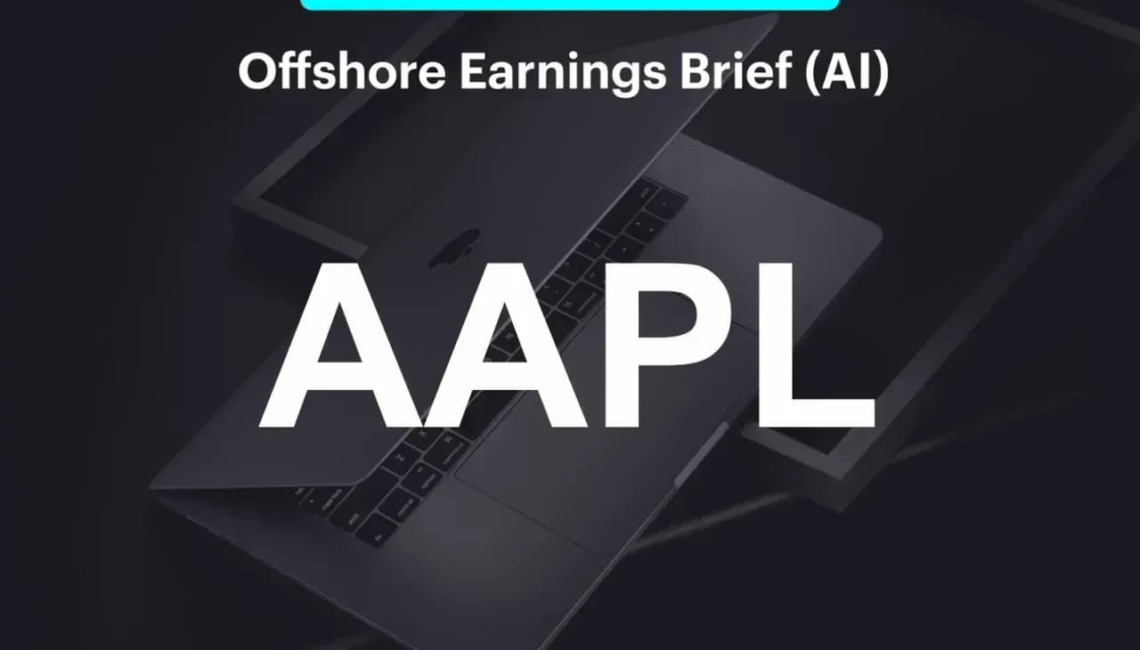 Earnings Brief - Apple (AAPL) เผยผลประกอบการ สูงกว่าที่คาด จากยอดขาย iPhone ฟื้นตัว แต่ตลาดจีนยังคงเป็นจุดอ่อน ขณะที่บริการดิจิทัลทำสถิติสูงสุดใหม่