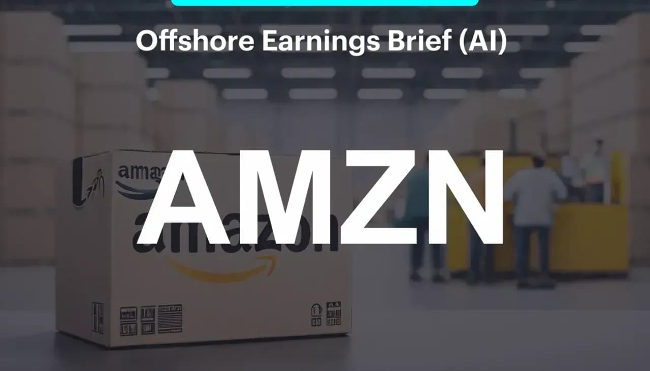 Earnings Brief - Amazon (AMZN) งบเติบโตดีกว่าที่คาดใน 3Q24 และให้คาดการณ์ที่ดีใน 4Q24