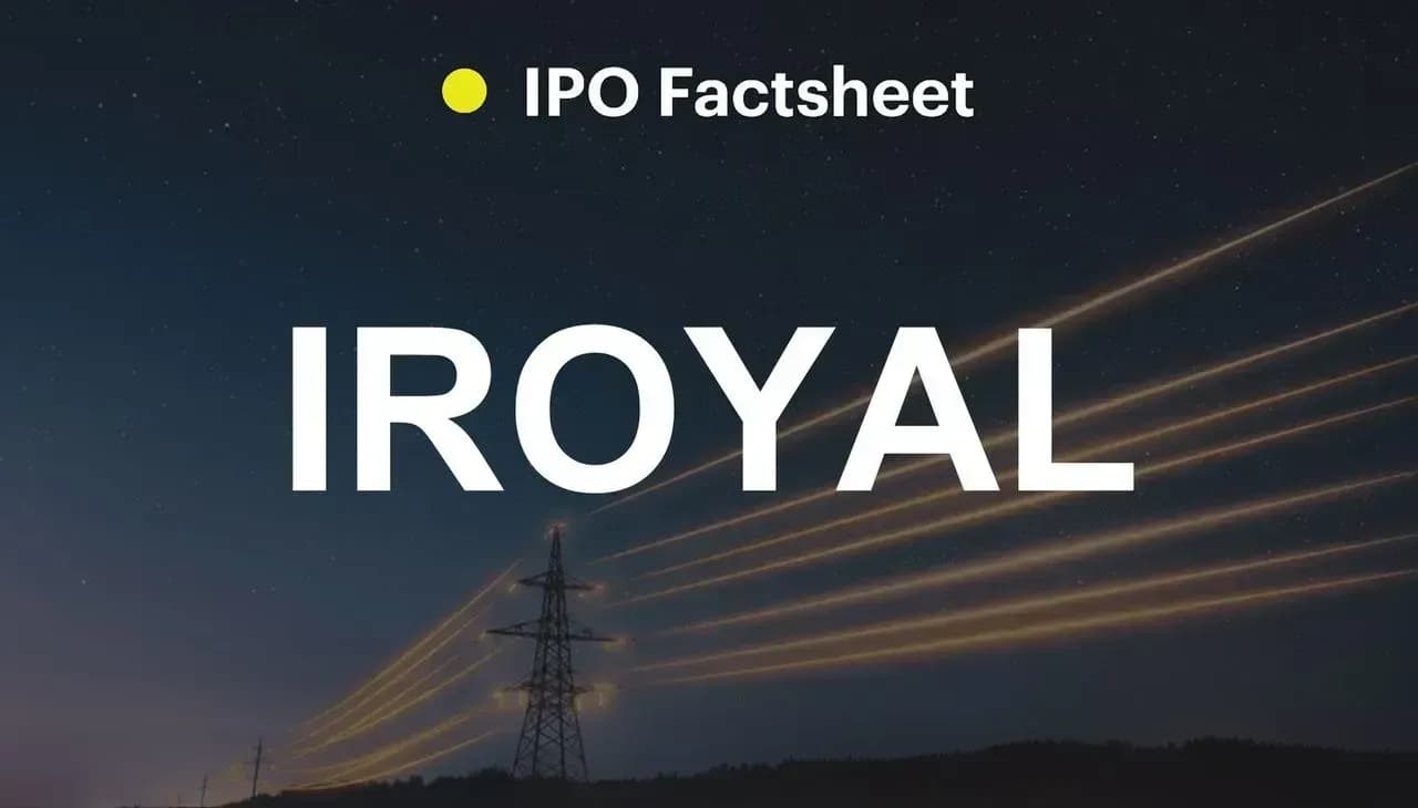 IPO - IROYAL บริษัท อินเตอร์รอแยล เอ็นจิเนียริ่ง จำกัด (มหาชน)
