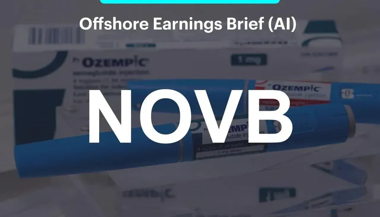 Earnings Brief - Novo Nordisk (NOVOBC.CHI) งบ 3Q24 ยอดขาย Wegovy หนุนผลประกอบการแข็งแกร่ง