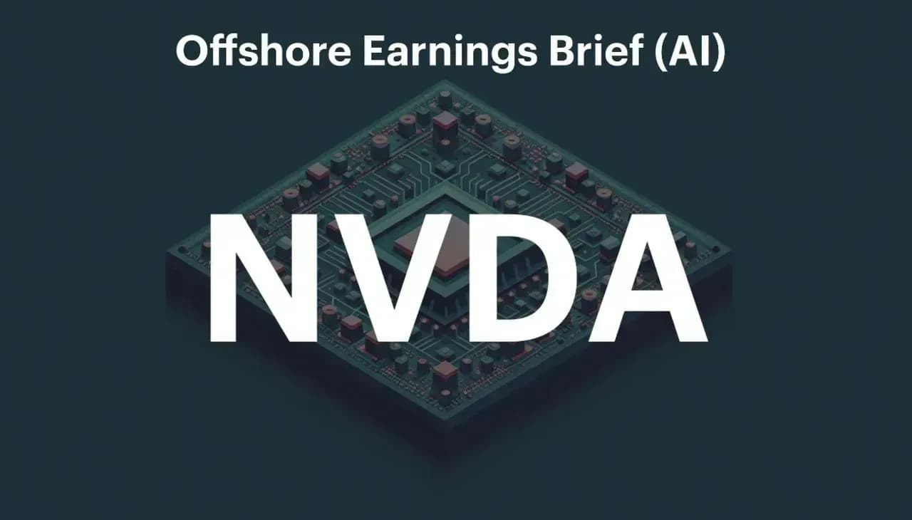 Earnings Brief - Nvidia (NVDA) งบและแนวโน้มดี แต่หุ้นลงจากความคาดหวังที่สูง
