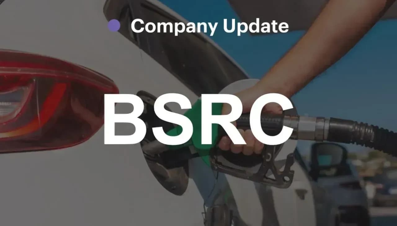 BSRC - ปรับคำแนะนำขึ้นสู่ NEUTRAL หลังราคาหุ้นลดลง 15% QTD