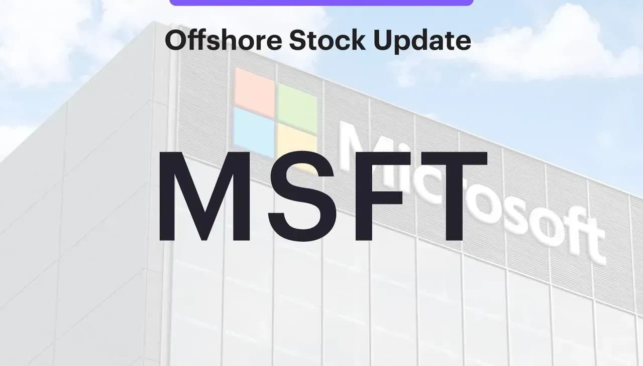 INVX Offshore Stock Update – Microsoft (MSFT.US) 30/01/2025