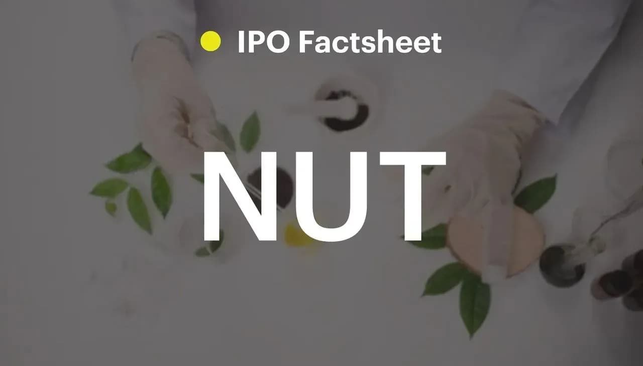 IPO - NUT บริษัท นูทริชั่น โปรเฟส จำกัด (มหาชน)
