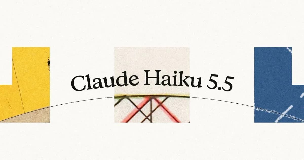 Anthropic เปิดตัว Claude Haiku 5.5 แบบลดต้นทุน เพื่อแข่งขันโมเดลจีน