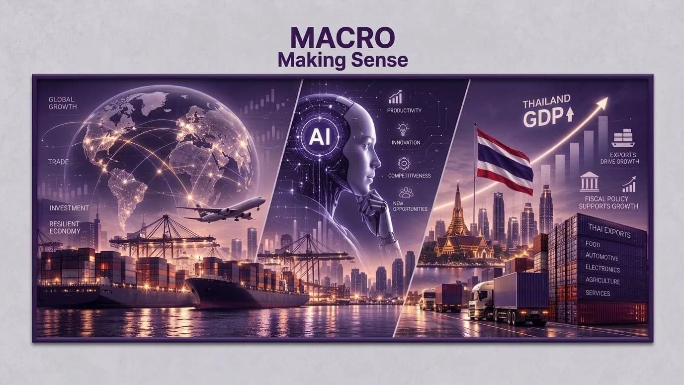 IMF เพิ่มคาดการณ์เศรษฐกิจโลกจากแรงหนุน AI และปรับเพิ่ม GDP ไทยจากการส่งออกและนโยบายการคลัง