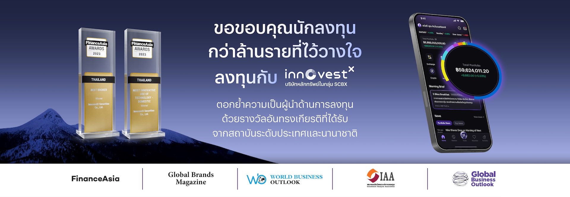 InnovestX Award Banner